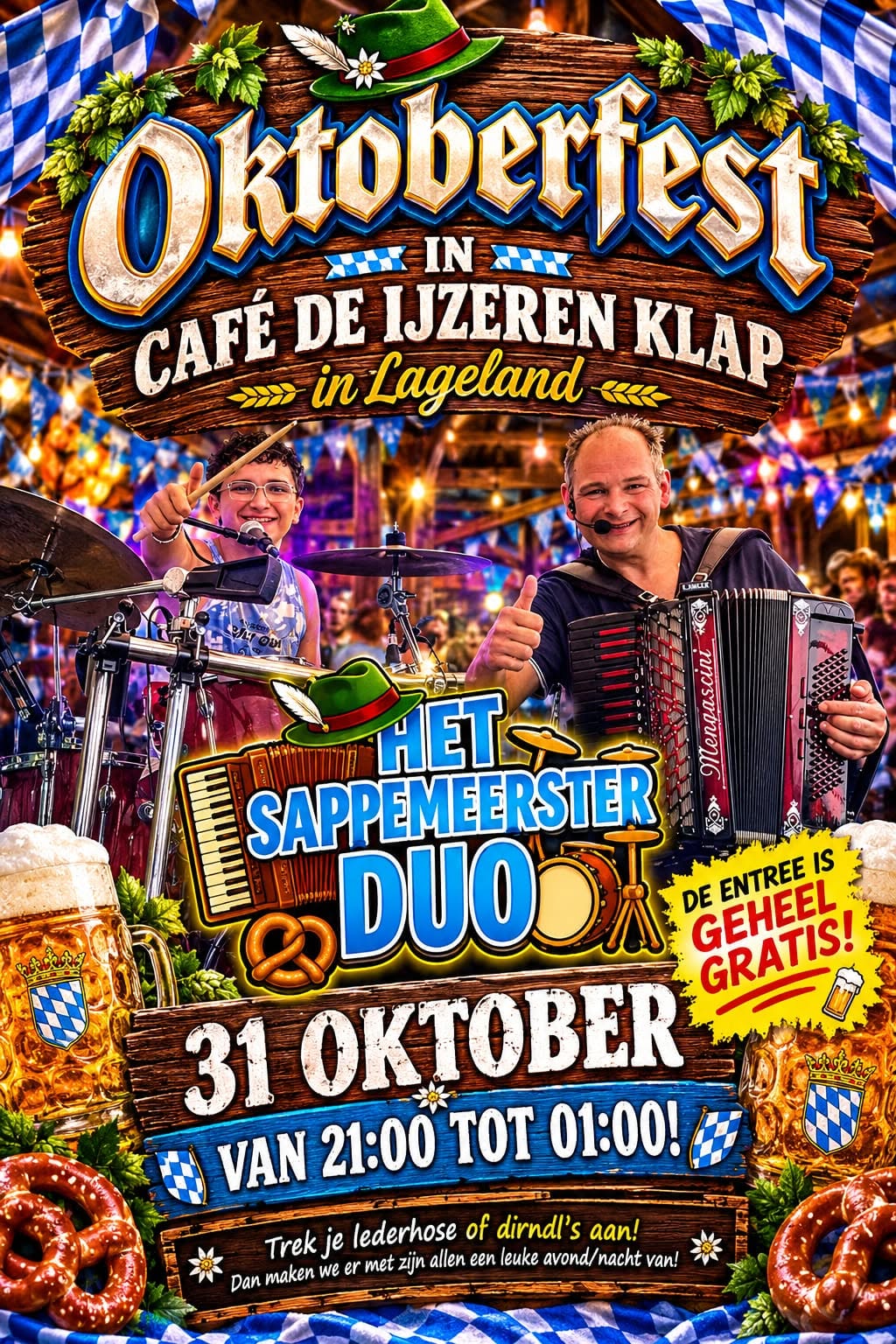 Oktoberfest CAFE DE IJZEREN KLAP